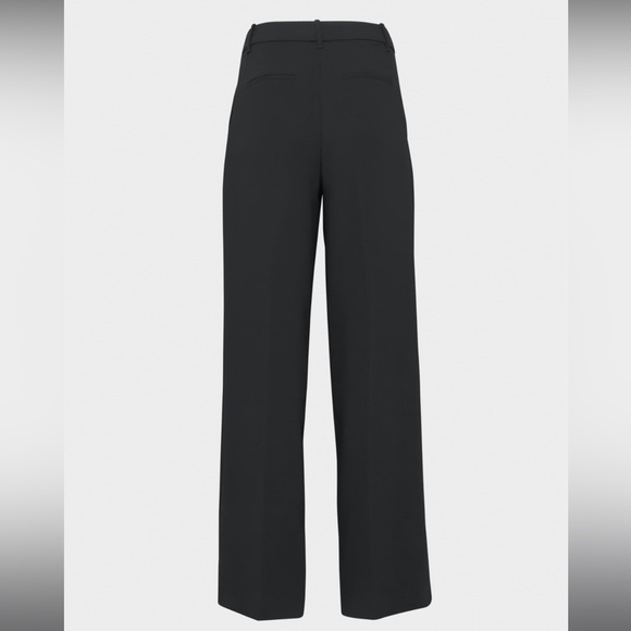 Wilfred Aritzia Effortless Pant Crepe Trousers Crepette Black Pleated Pants 00 - Picture 7 of 9